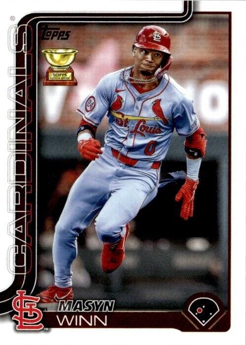 #22 Masyn Winn - St. Louis Cardinals - 2025 Topps Baseball