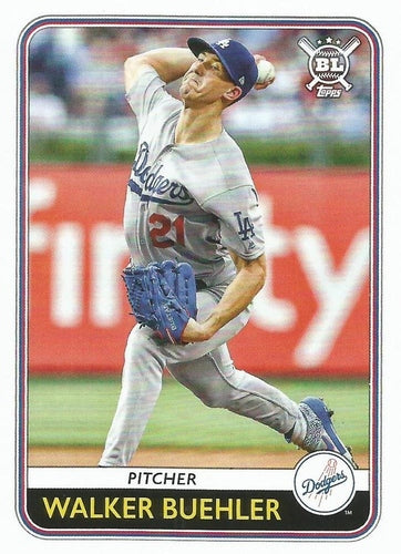 #23 Walker Buehler - Los Angeles Dodgers - 2020 Topps Big League Baseball