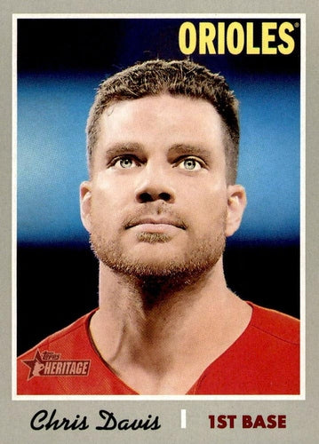 #230 Chris Davis - Baltimore Orioles - 2019 Topps Heritage Baseball