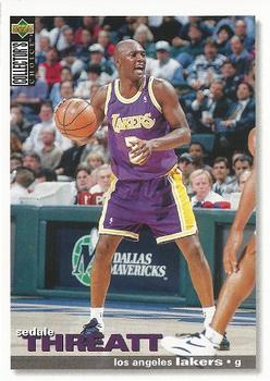 #230 Sedale Threatt - Los Angeles Lakers - 1995-96 Collector's Choice Basketball