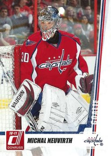 #230 Michal Neuvirth - Washington Capitals - 2010-11 Donruss Hockey
