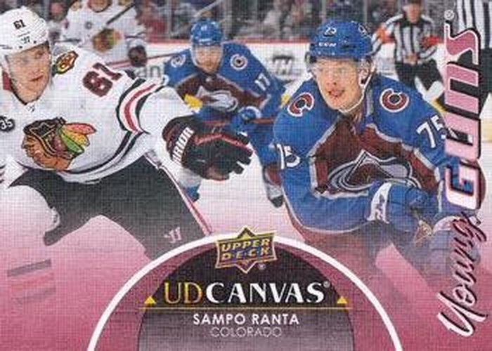 #C230 Sampo Ranta - Colorado Avalanche - 2021-22 Upper Deck - UD Canvas Hockey