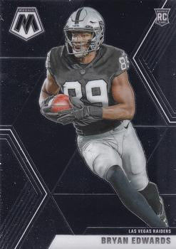 #230 Bryan Edwards - Las Vegas Raiders - 2020 Panini Mosaic Football