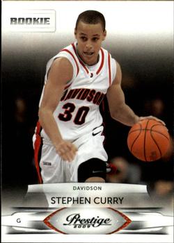 #230 Stephen Curry - Davidson Wildcats - 2009-10 Panini Prestige Basketball