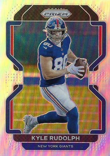 #230 Kyle Rudolph - New York Giants - 2021 Panini Prizm - Silver Football