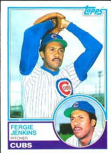 #230 Fergie Jenkins - Chicago Cubs - 1983 Topps Baseball