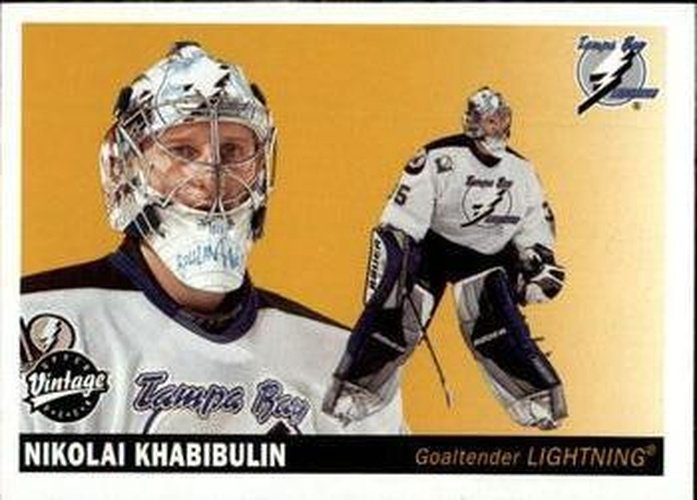 #230 Nikolai Khabibulin - Tampa Bay Lightning - 2002-03 Upper Deck Vintage Hockey