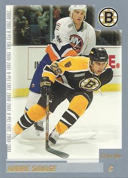 #230 Andre Savage - Boston Bruins - 2000-01 O-Pee-Chee Hockey