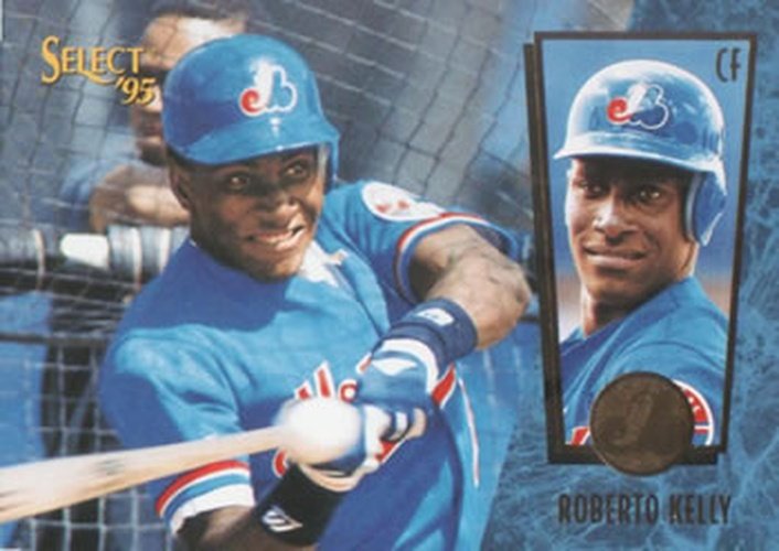 #230 Roberto Kelly - Montreal Expos - 1995 Select Baseball