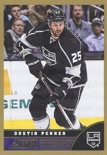 #230 Dustin Penner - Los Angeles Kings - 2013-14 Score - Gold Hockey