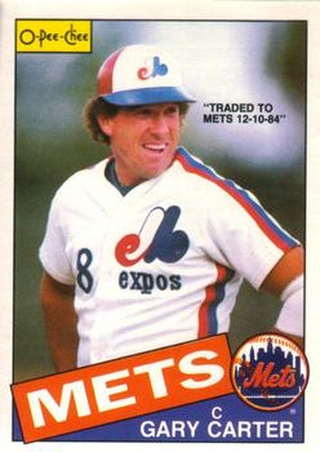 #230 Gary Carter - New York Mets - 1985 O-Pee-Chee Baseball