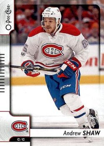 #230 Andrew Shaw - Montreal Canadiens - 2017-18 O-Pee-Chee Hockey
