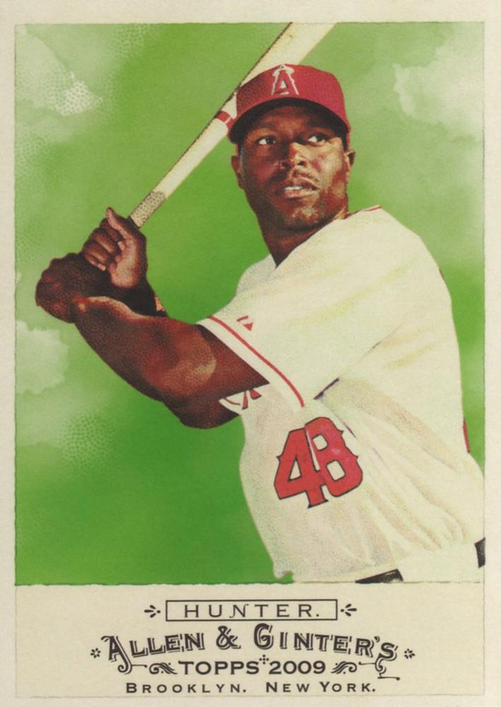 #230 Torii Hunter - Los Angeles Angels - 2009 Topps Allen & Ginter Baseball