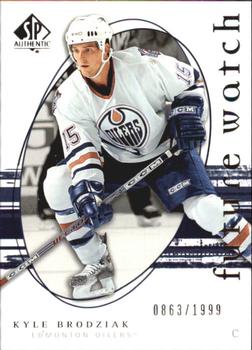 #230 Kyle Brodziak - Edmonton Oilers - 2005-06 SP Authentic Hockey