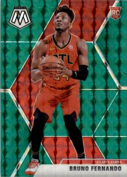 #230 Bruno Fernando - Atlanta Hawks - 2019-20 Panini Mosaic - Green Prizm Basketball