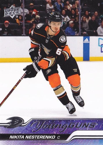 #230 Nikita Nesterenko - Anaheim Ducks - 2023-24 Upper Deck Hockey