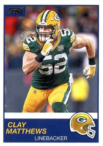 #230 Clay Matthews - Green Bay Packers - 2019 Score Football