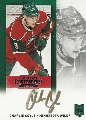 #230a Charlie Coyle - Minnesota Wild - 2013-14 Panini Contenders Hockey