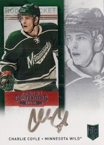 #230b Charlie Coyle - Minnesota Wild - 2013-14 Panini Contenders Hockey