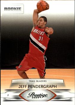 #231 Jeff Pendergraph - Portland Trail Blazers - 2009-10 Panini Prestige Basketball