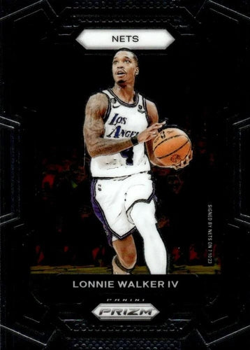 #231 Lonnie Walker IV - Brooklyn Nets - 2023-24 Panini Prizm Basketball