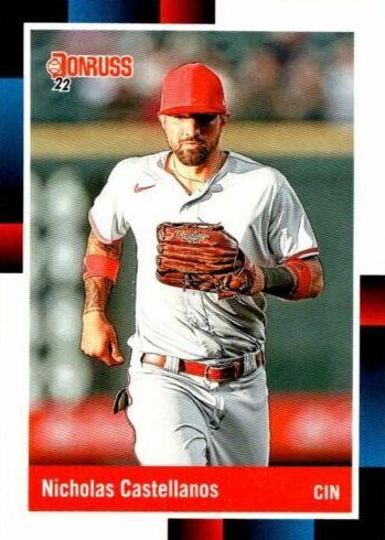 #231 Nicholas Castellanos - Cincinnati Reds - 2022 Donruss Baseball