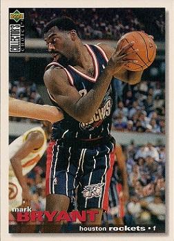 #231 Mark Bryant - Houston Rockets - 1995-96 Collector's Choice Basketball