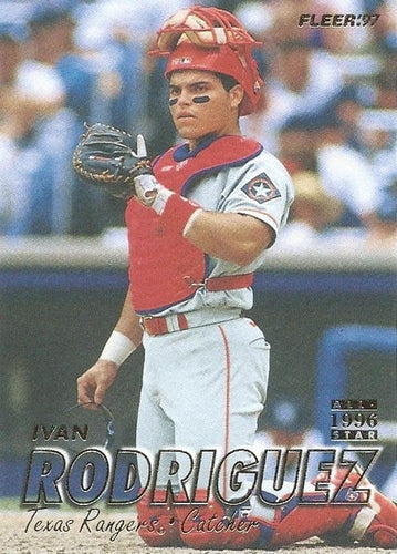 #231 Ivan Rodriguez - Texas Rangers - 1997 Fleer Baseball