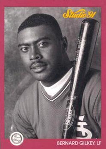 #231 Bernard Gilkey - St. Louis Cardinals - 1991 Studio Baseball