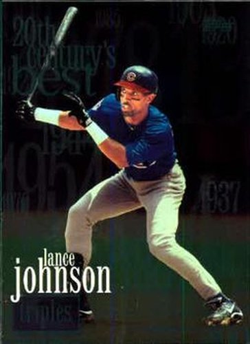 #231 Lance Johnson - Chicago Cubs - 2000 Topps Baseball