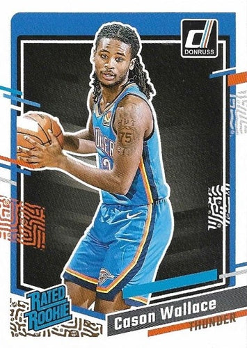 #231 Cason Wallace - Oklahoma City Thunder - 2023-24 Donruss Basketball
