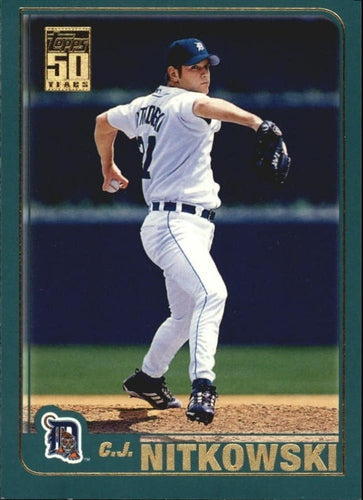 #231 C.J. Nitkowski - Detroit Tigers - 2001 Topps Baseball
