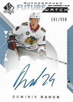 #231 Dominik Kahun - Chicago Blackhawks - 2018-19 SP Authentic Hockey