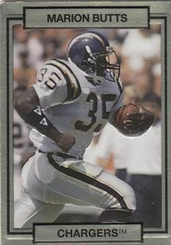 #231 Marion Butts - San Diego Chargers - 1990 Action Packed Football