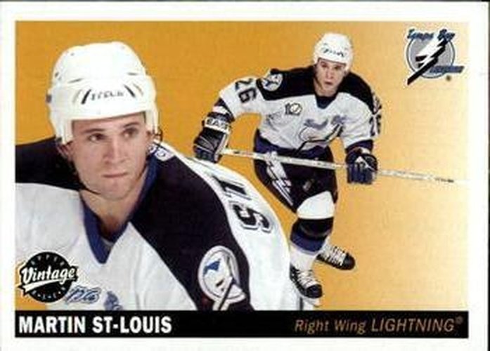 #231 Martin St. Louis - Tampa Bay Lightning - 2002-03 Upper Deck Vintage Hockey