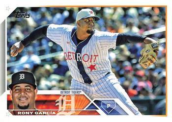 #231 Rony Garcia - Detroit Tigers - 2023 Topps Baseball