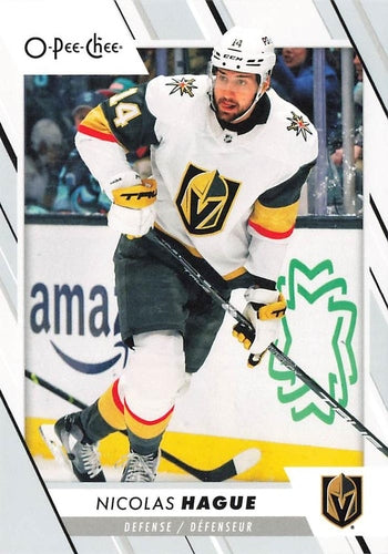 #231 Nicolas Hague - Vegas Golden Knights - 2023-24 O-Pee-Chee Hockey