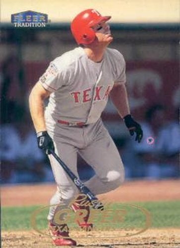 #231 Rusty Greer - Texas Rangers - 1998 Fleer Tradition Baseball