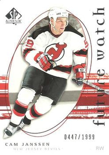 #231 Cam Janssen - New Jersey Devils - 2005-06 SP Authentic Hockey