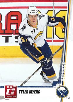 #231 Tyler Myers - Buffalo Sabres - 2010-11 Donruss Hockey