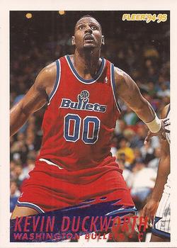 #231 Kevin Duckworth - Washington Bullets - 1994-95 Fleer Basketball