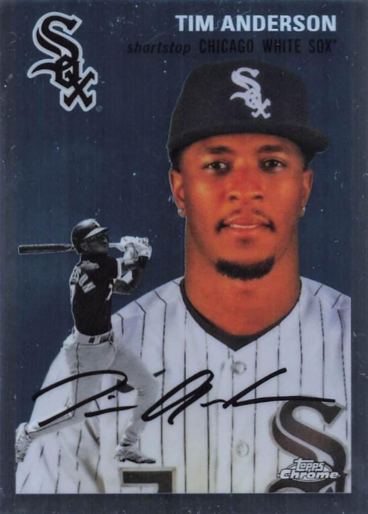 #231 Tim Anderson - Chicago White Sox - 2023 Topps Chrome Platinum Anniversary Baseball