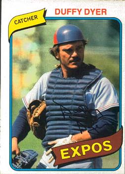 #232 Duffy Dyer - Montreal Expos - 1980 O-Pee-Chee Baseball