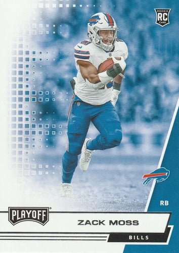 #232 Zack Moss - Buffalo Bills - 2020 Panini Playoff Football