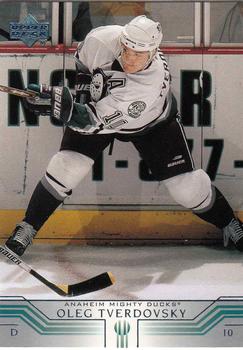 #232 Oleg Tverdovsky - Anaheim Mighty Ducks - 2001-02 Upper Deck Hockey