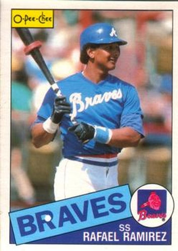 #232 Rafael Ramirez - Atlanta Braves - 1985 O-Pee-Chee Baseball