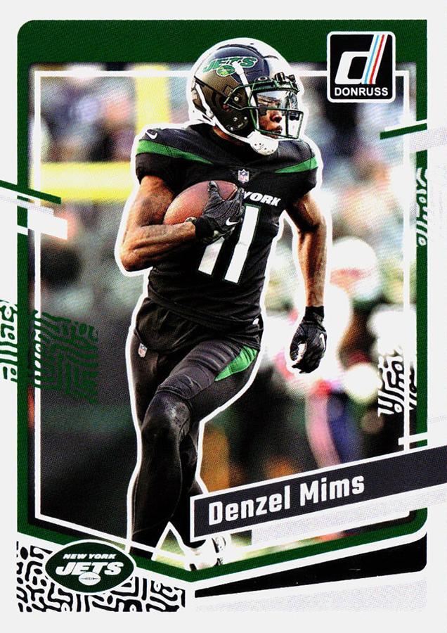 #232 Denzel Mims - New York Jets - 2023 Donruss Football