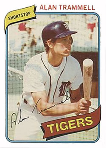 #232 Alan Trammell - Detroit Tigers - 1980 Topps Baseball