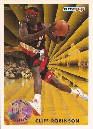 #232 Clifford Robinson - Portland Trail Blazers - 1993-94 Fleer Basketball