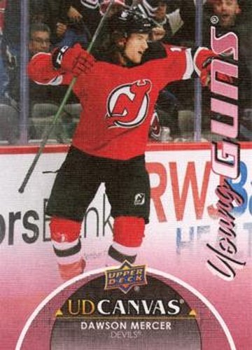 #C232 Dawson Mercer - New Jersey Devils - 2021-22 Upper Deck - UD Canvas Hockey